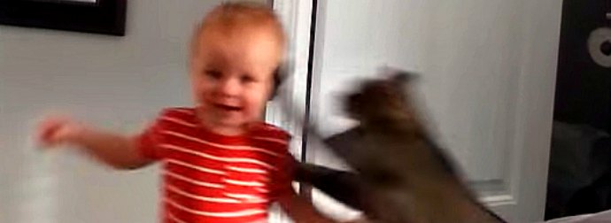 They Were Playing With Their Baby... Until The House Cat Decided He Needed Some Pampurring Too.